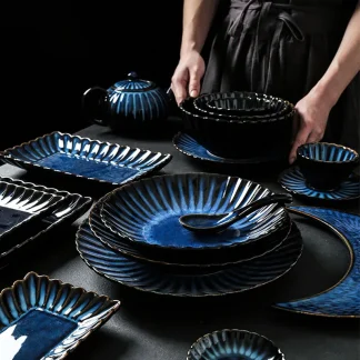 Creative Scalloped Edge Dish Set