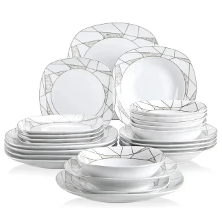 Geometrical Patterned Dish Set